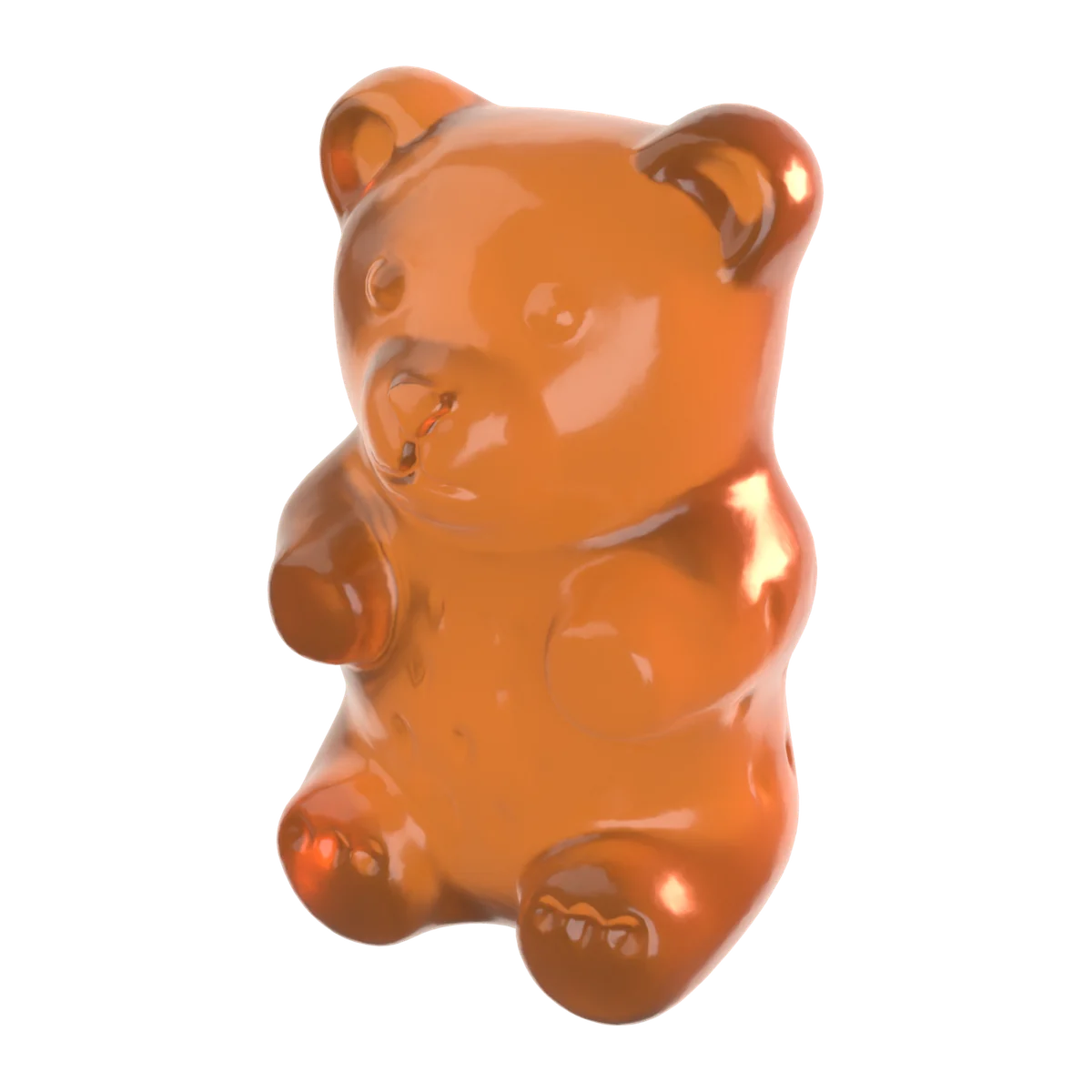 Amber bear gummy