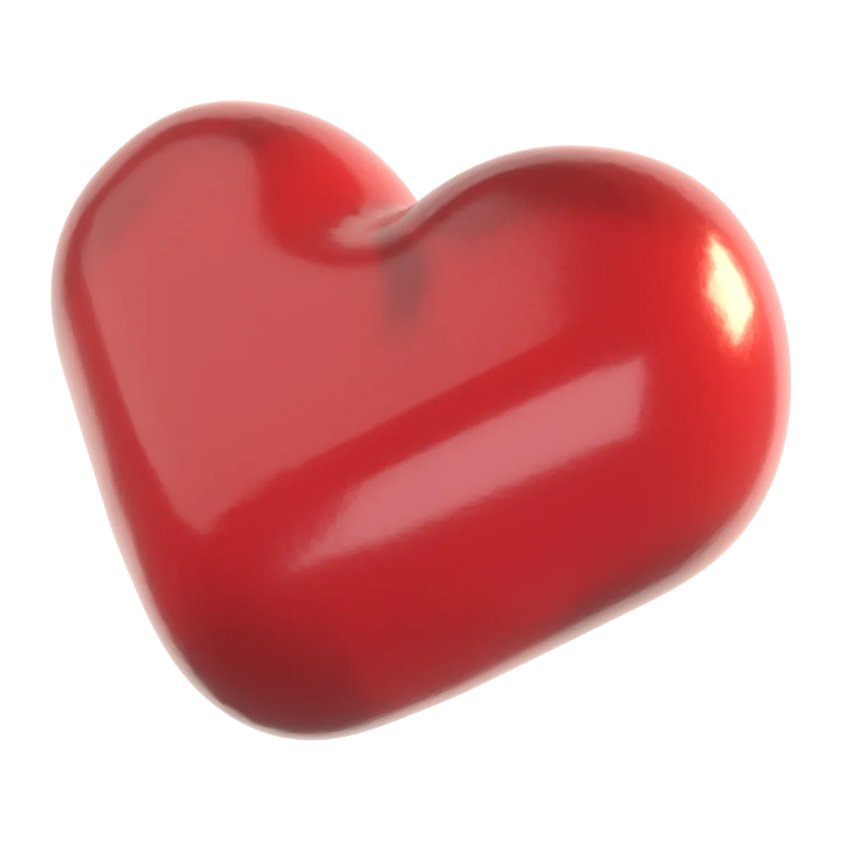 Red heart gummy